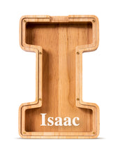 Load image into Gallery viewer, Summidate Customized Name Wooden Piggy Bank
